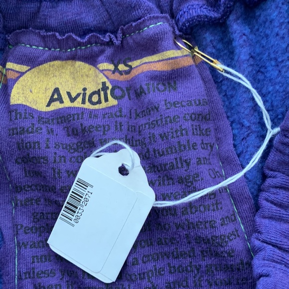 Aviator Nation Purple and Red Athletic Shorts - Picture 2 of 3